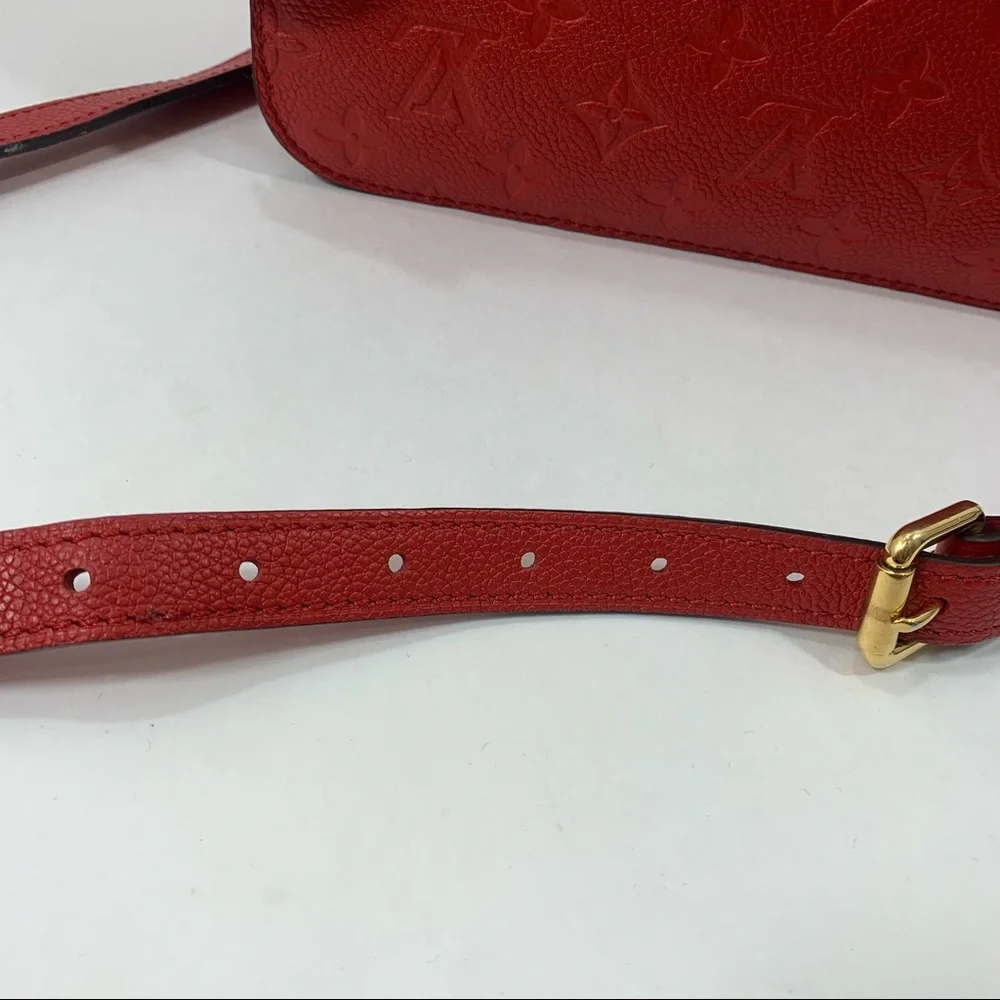 Louis Vuitton Red Pochette Métis - Picture 3 of 10